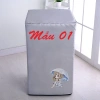 Áo trùm máy giặt cửa trên bền đẹp, chống nước, phù hợp 5-11kg, màu ghi - giảm giá 22% chỉ 170.000₫ 2