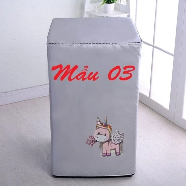 Áo trùm máy giặt cửa trên bền đẹp, chống nước, phù hợp 5-11kg, màu ghi - giảm giá 22% chỉ 170.000₫ 4