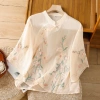 Áo Trung Hoa Vintage thêu tay thanh lịch - Giá 303.507₫, ưu đãi 2.025 10