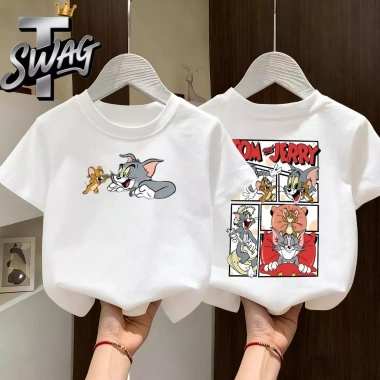 Áo T‑shirt Tom Cartoon Cổ Điển Size L Giá Giảm 21% Chất Lượng Cao Retro