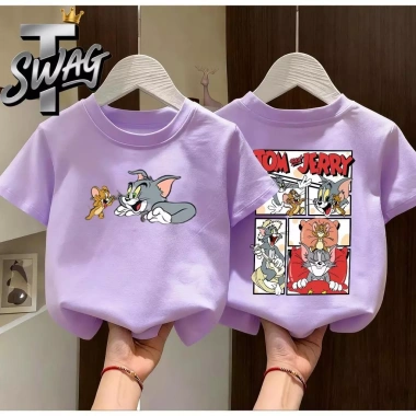 Áo T‑shirt Tom Cartoon Cổ Điển Size L Giá Giảm 21% Chất Lượng Cao Retro