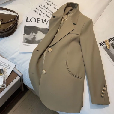 Áo Véc Sẵn Blazer Big Size 4 Màu Dễ Phối - Hàng Quảng Châu Giá Ưu Đãi 280k 3