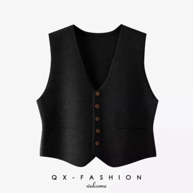 Áo vest & áo ghi lê nữ thời trang xếp lớp dệt kim mùa thu đông - Giá chỉ 234.750 VND