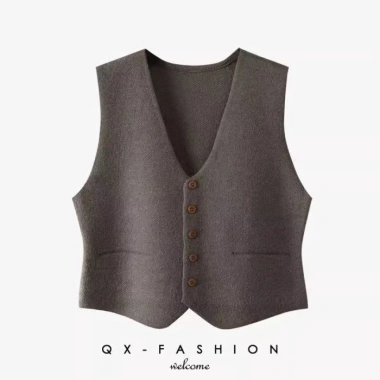 Áo vest & áo ghi lê nữ thời trang xếp lớp dệt kim mùa thu đông - Giá chỉ 234.750 VND