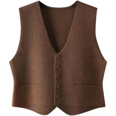 Áo vest & áo ghi lê nữ thời trang xếp lớp dệt kim mùa thu đông - Giá chỉ 234.750 VND