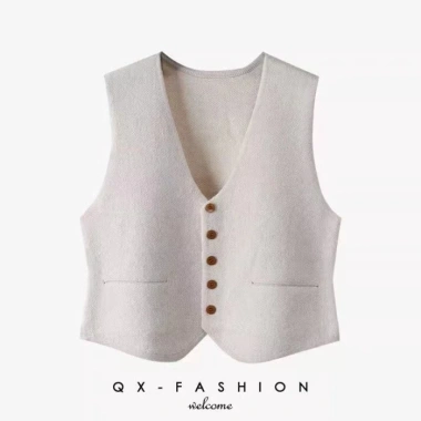 Áo vest & áo ghi lê nữ thời trang xếp lớp dệt kim mùa thu đông - Giá chỉ 234.750 VND