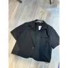 Áo vest blazer Bảo Khánh Shop dáng lửng suông vạt bầu cong 1 lớp không túi, đệm vai - 215, phong cách công sở, giá ưu đãi 195k 10