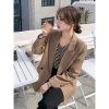 Áo vest blazer công sở 2 lớp dài tay đệm vai dày dặn 4 màu cúc chéo Deliz Studio Giá ưu đãi 358.000₫ 2