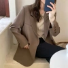 Áo vest blazer công sở 2 lớp dài tay đệm vai dày dặn 4 màu cúc chéo Deliz Studio Giá ưu đãi 358.000₫ 6