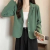 Áo Vest Blazer Croptop Nữ Dài Tay 1 Lớp Sang Trọng AK79 – Phù Hợp Đi Chơi và Đi Làm, Giá Ưu Đãi 168k 9