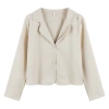 Áo Vest Blazer Croptop Nữ Dài Tay 1 Lớp Sang Trọng AK79 – Phù Hợp Đi Chơi và Đi Làm, Giá Ưu Đãi 168k 10