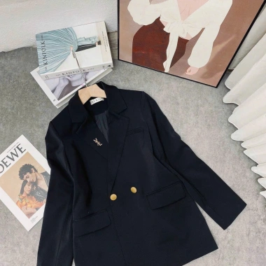 Áo vest blazer dài tay Oxatyl A61 2 lớp vải chéo dày dặn - Thời trang công sở trẻ trung, chỉ 599.000₫