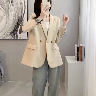 Áo vest blazer dài tay Oxatyl A61 2 lớp vải chéo dày dặn - Thời trang công sở trẻ trung, chỉ 599.000₫