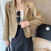 Áo vest blazer dáng lửng HINSTORE 2 lớp, tay dài 1 cúc, phong cách thanh lịch, giá 285.000₫ 3