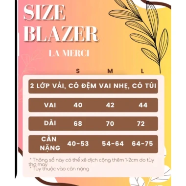 Áo Vest blazer dáng suông trẻ năng động - Kiểu Hàn Quốc, mặc học, làm, đi chơi, giá 255k 5 Áo Vest blazer dáng suông trẻ năng động - Kiểu Hàn Quốc, mặc học, làm, đi chơi, giá 255k 5