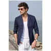 Áo vest blazer linen nam dáng lửng thời trang trẻ trung - Giá ưu đãi 379,050₫ Đũi Việt 3