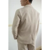 Áo vest blazer nam vâu kem basic - áo khoác công sở trẻ trung 1/2 lớp phong cách Hàn Quốc, dài tay, giảm giá 22% 4