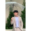 Áo vest blazer nam vâu kem basic - áo khoác công sở trẻ trung 1/2 lớp phong cách Hàn Quốc, dài tay, giảm giá 22% 9