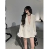 Áo Vest Blazer Nữ Dài Tay Lông Cá Sang Chảnh 2 Màu Đen Trắng - Giá 326k 4