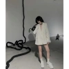 Áo Vest Blazer Nữ Dài Tay Lông Cá Sang Trọng 2 Màu Đen và Trắng Giá Ưu Đãi 326k 7
