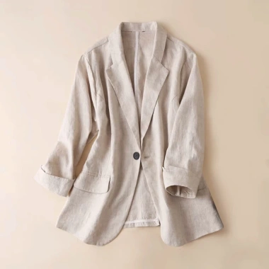 Áo vest blazer nữ Linen Premium tay lỡ sắn, trẻ trung 3 màu, giảm 20% chỉ 378.000₫ 10