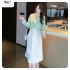 Áo Vest Blazer Nữ Màu Xanh 2 Cúc Thắt Nơ Sau - Hot 2.024, Miễn Ship, Giá 319k 6