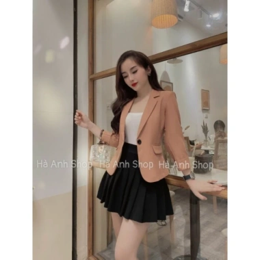 Áo vest blazer nữ tay lỡ công sở, thiết kế cao cấp, giá chỉ 295.000 giảm mạnh