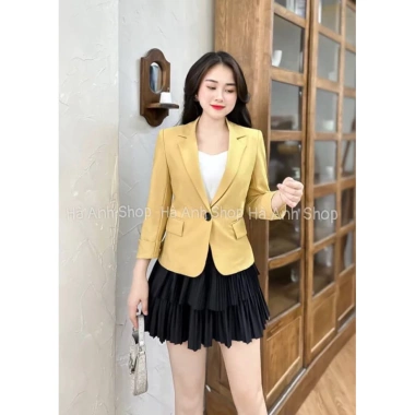 Áo vest blazer nữ tay lỡ công sở, thiết kế cao cấp, giá chỉ 295.000 giảm mạnh