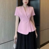 Áo vest blazer tay cộc fom dấu bụng oxatyl M38 Peplum công sở 389.000 VND 6