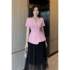 Áo vest blazer tay cộc fom dấu bụng oxatyl M38 Peplum công sở 389.000 VND 10