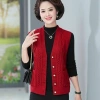 Áo Vest Cardigan V-Neck Đan Xuân Thu Cho Người Trung Niên và Người Già - Màu Đơn, Giá 268.164₫ 2