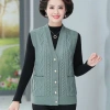 Áo Vest Cardigan V-Neck Đan Xuân Thu Cho Người Trung Niên và Người Già - Màu Đơn, Giá 268.164₫ 4