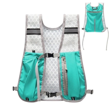 Áo vest chạy bộ AHYS nylon chống thấm, giá đỡ điện thoại, phản quang nhẹ, phù hợp đạp xe - 177.120đ