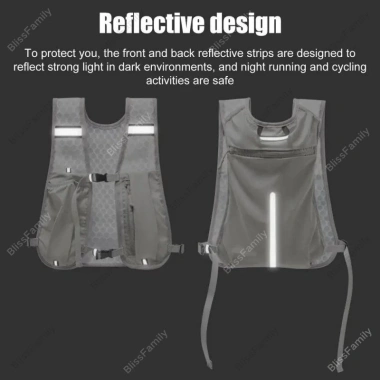 Áo vest chạy nhẹ phản quang, chống nước, giữ nước, giá đỡ điện thoại & ngăn chai - 210,700 VND 7