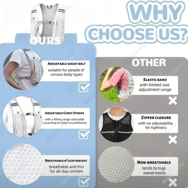 Áo vest chạy nhẹ phản quang, chống nước, giữ nước, giá đỡ điện thoại & ngăn chai - 210,700 VND 8