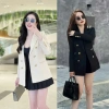 Áo vest chiết eo cúc đồng OXATYL M458 – 2 lớp dài tay sang trọng, giá ưu đãi 680.000đ 7