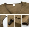 Áo Vest chở hàng nam cỡ lớn Bootrendy – Không tay, nhiều túi, dây kéo, dáng rộng cho safari 7