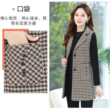 Áo Vest Cổ Trên Nữ Trung Niên Phong Cách Mùa Xuân Thu – Dáng Dài Thanh Lịch, Giá Ưu Đãi 442.908₫ 7 Áo Vest Cổ Trên Nữ Trung Niên Phong Cách Mùa Xuân Thu – Dáng Dài Thanh Lịch, Giá Ưu Đãi 442.908₫ 7