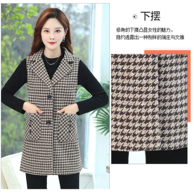 Áo Vest Cổ Trên Nữ Trung Niên Phong Cách Mùa Xuân Thu – Dáng Dài Thanh Lịch, Giá Ưu Đãi 442.908₫ 8 Áo Vest Cổ Trên Nữ Trung Niên Phong Cách Mùa Xuân Thu – Dáng Dài Thanh Lịch, Giá Ưu Đãi 442.908₫ 8