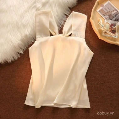 Áo vest cổ yếm không tay mùa hè 2.025 ôm sát eo, crop ngắn, giá chỉ 197.965 VND 4 Áo vest cổ yếm không tay mùa hè 2.025 ôm sát eo, crop ngắn, giá chỉ 197.965 VND 4