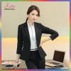 Áo Vest Công Sở Nữ KATIE Chất Tuyết Mưa Cao Cấp Tay Dài Vải Không Xước Không Nhăn Giá 345.000 VND 2