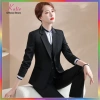 Áo Vest Công Sở Nữ KATIE Chất Tuyết Mưa Cao Cấp Tay Dài Vải Không Xước Không Nhăn Giá 345.000 VND 5