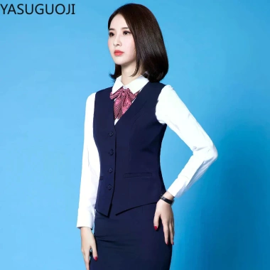 Áo vest công sở nữ slim fit cổ chữ V - Form chuẩn, đa size, giảm giá 22%