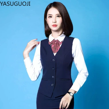 Áo vest công sở nữ slim fit cổ chữ V - Form chuẩn, đa size, giảm giá 22% 3 Áo vest công sở nữ slim fit cổ chữ V - Form chuẩn, đa size, giảm giá 22% 3