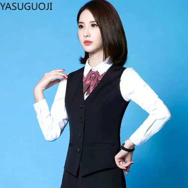 Áo vest công sở nữ slim fit cổ chữ V - Form chuẩn, đa size, giảm giá 22% 4 Áo vest công sở nữ slim fit cổ chữ V - Form chuẩn, đa size, giảm giá 22% 4