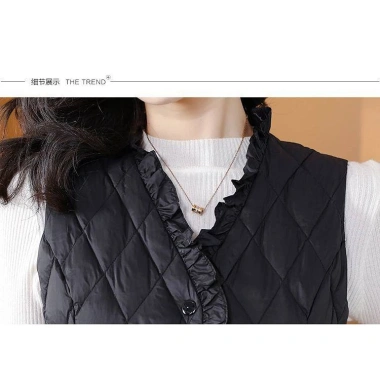 Áo Vest Cổtô Kiểu Hàn Quốc Nữ 2.024 Thu Đông Siêu Nhẹ Ấm Áp Đa Dạng Mix và Match 5 Áo Vest Cổtô Kiểu Hàn Quốc Nữ 2.024 Thu Đông Siêu Nhẹ Ấm Áp Đa Dạng Mix và Match 5