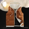 Áo vest cotton ấm áp mũ trùm đầu, thích hợp thể thao ngoài trời, đồng hành cặp đôi - giảm giá 696k 3