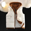 Áo vest cotton ấm áp mũ trùm đầu, thích hợp thể thao ngoài trời, đồng hành cặp đôi - giảm giá 696k 10