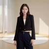Áo vest croptop đệm vai dáng ngắn, blazer form lửng cho nữ công sở cá tính 5