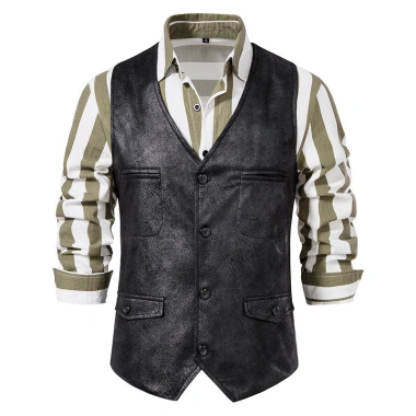 Áo Vest Da Lộn Nam Cổ V Dáng Rộng Cỡ Lớn - Giảm Giá Sốc 399.686₫ 9